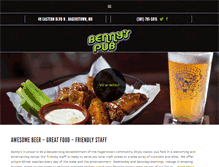 Tablet Screenshot of bennyspub.com